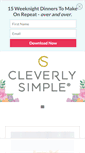 Mobile Screenshot of cleverlysimple.com