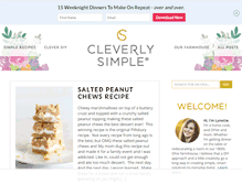 Tablet Screenshot of cleverlysimple.com